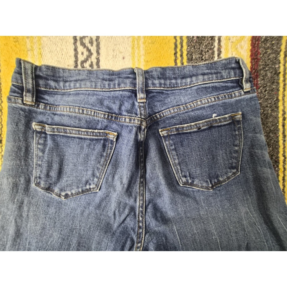 J.Crew Broken-In Boyfriend Jeans Medium Wash Blue Denim - Size 27 - Picture 4 of 12